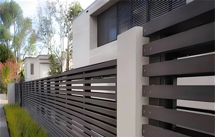 Steel Slat Fence