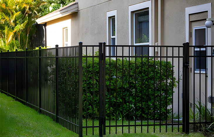 No Dig Aluminum Fencing
